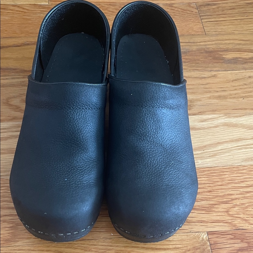 Sanita Black Leather Loafers